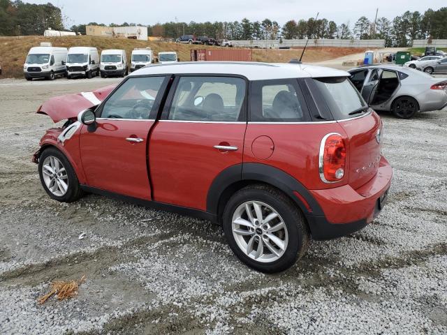 WMWZB3C57EWM32399 - 2014 MINI COOPER COUNTRYMAN RED photo 2