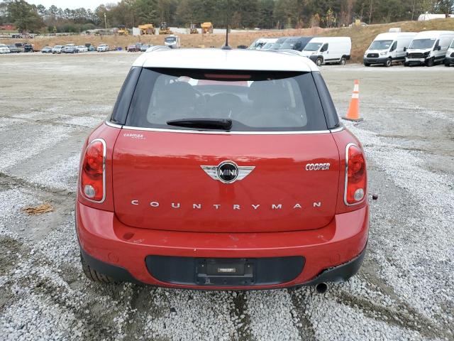 WMWZB3C57EWM32399 - 2014 MINI COOPER COUNTRYMAN RED photo 6