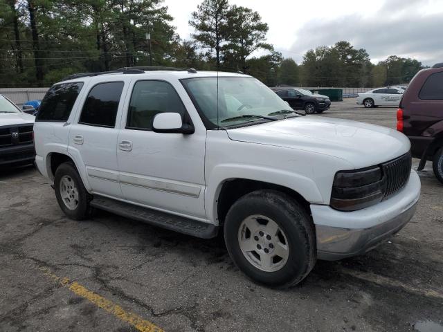 1GNEC13T15R173674 - 2005 CHEVROLET TAHOE C1500 WHITE photo 4