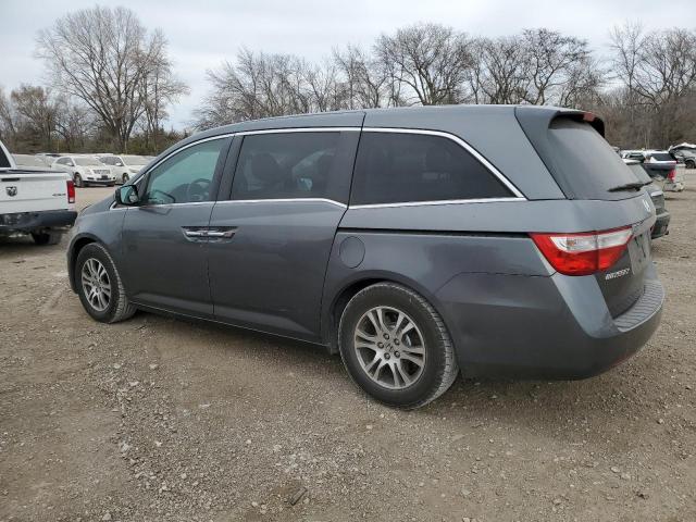 5FNRL5H43CB100859 - 2012 HONDA ODYSSEY EX GRAY photo 2