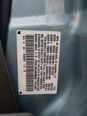 5FNRL18644B058908 - 2004 HONDA ODYSSEY EX BLUE photo 14