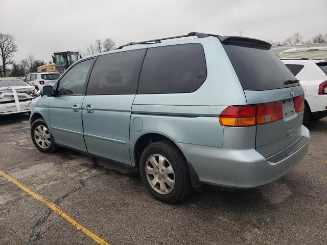 5FNRL18644B058908 - 2004 HONDA ODYSSEY EX BLUE photo 2