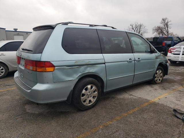 5FNRL18644B058908 - 2004 HONDA ODYSSEY EX BLUE photo 3