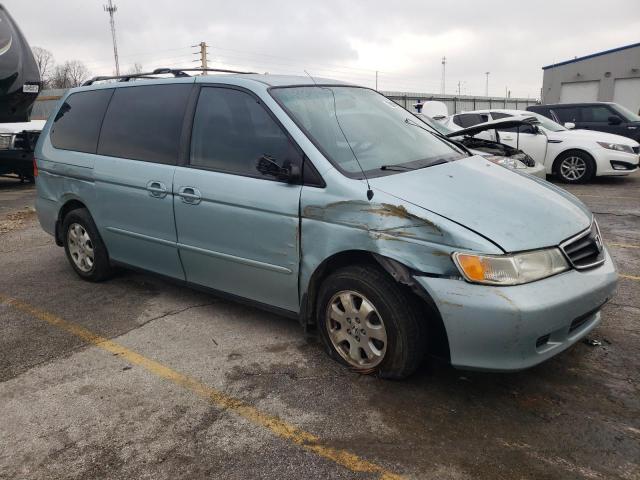 5FNRL18644B058908 - 2004 HONDA ODYSSEY EX BLUE photo 4