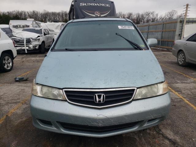 5FNRL18644B058908 - 2004 HONDA ODYSSEY EX BLUE photo 5