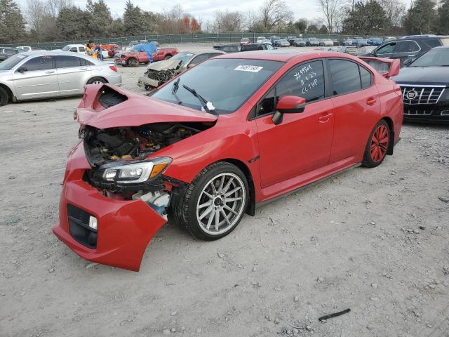 JF1VA2U60F9830145 - 2015 SUBARU WRX STI LIMITED RED photo 1