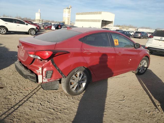 KMHDH4AE3FU357987 - 2015 HYUNDAI ELANTRA SE RED photo 3