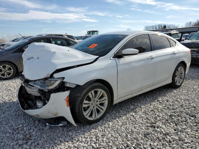 1C3CCCAB2FN597898 - 2015 CHRYSLER 200 LIMITED WHITE photo 1