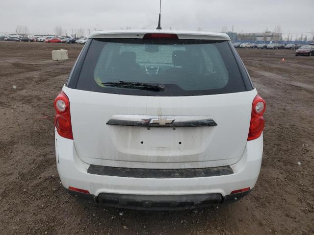 2GNFLCEK9C6273244 - 2012 CHEVROLET EQUINOX LS WHITE photo 6