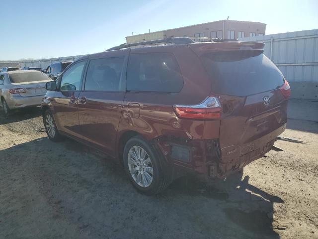 5TDJK3DC8FS102298 - 2015 TOYOTA SIENNA LE BURGUNDY photo 2