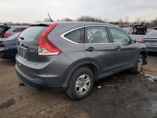 2HKRM4H39DH677378 - 2013 HONDA CR-V LX GRAY photo 3