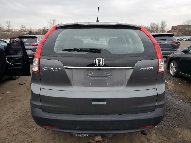 2HKRM4H39DH677378 - 2013 HONDA CR-V LX GRAY photo 6