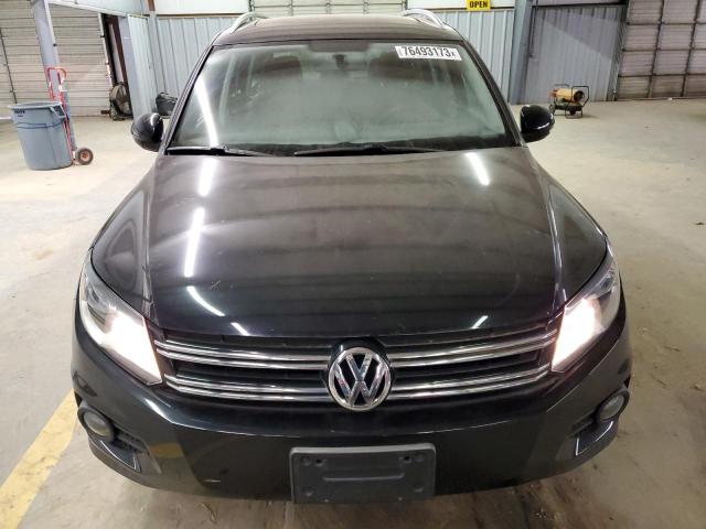 WVGBV7AX8CW567875 - 2012 VOLKSWAGEN TIGUAN S BLACK photo 5