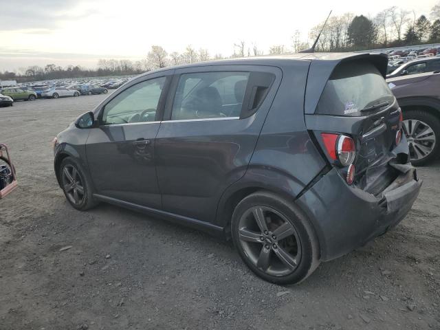 1G1JG6SB4D4192757 - 2013 CHEVROLET SONIC RS GRAY photo 2