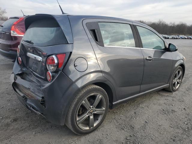 1G1JG6SB4D4192757 - 2013 CHEVROLET SONIC RS GRAY photo 3