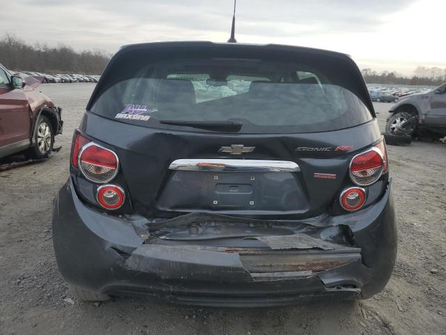 1G1JG6SB4D4192757 - 2013 CHEVROLET SONIC RS GRAY photo 6