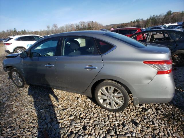 3N1AB7AP0DL614030 - 2013 NISSAN SENTRA S SILVER photo 2