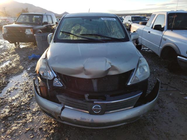 3N1BC11E08L418866 - 2008 NISSAN VERSA S BEIGE photo 5