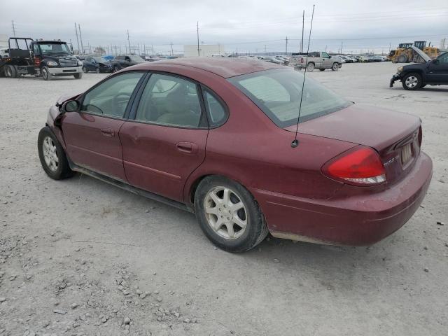 1FAFP56U26A241001 - 2006 FORD TAURUS SEL MAROON photo 2