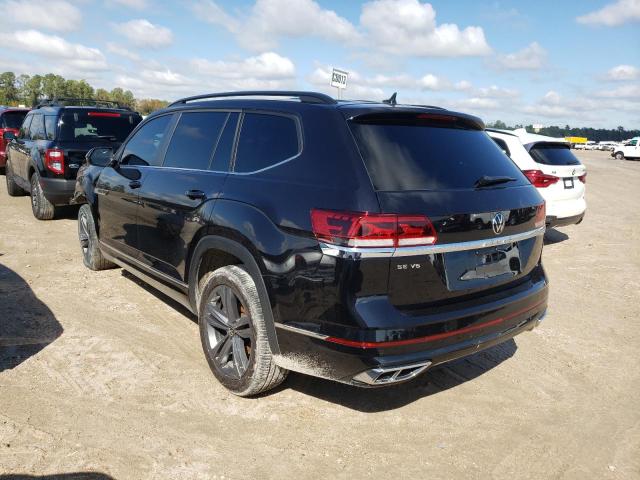 1V2PR2CA5MC603307 - 2021 VOLKSWAGEN ATLAS SE BLACK photo 2