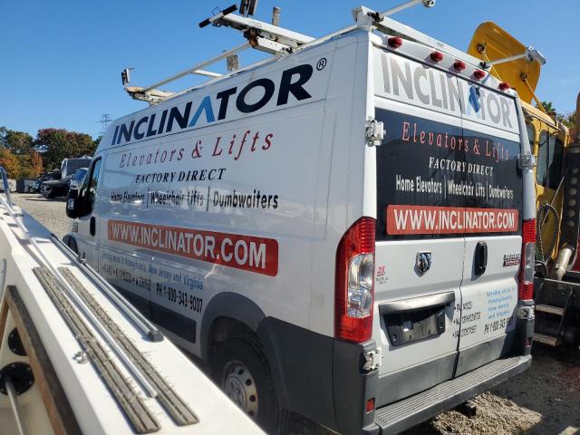 3C6TRVDG8HE553268 - 2017 RAM PROMASTER 2500 HIGH WHITE photo 2