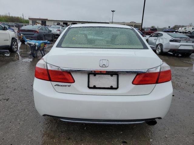 JHMCR2F31DC000351 - 2013 HONDA ACCORD LX WHITE photo 6