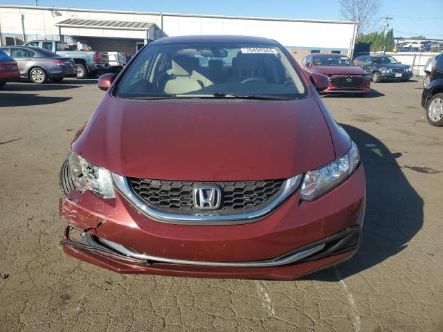 2HGFB2F51DH500402 - 2013 HONDA CIVIC LX MAROON photo 5