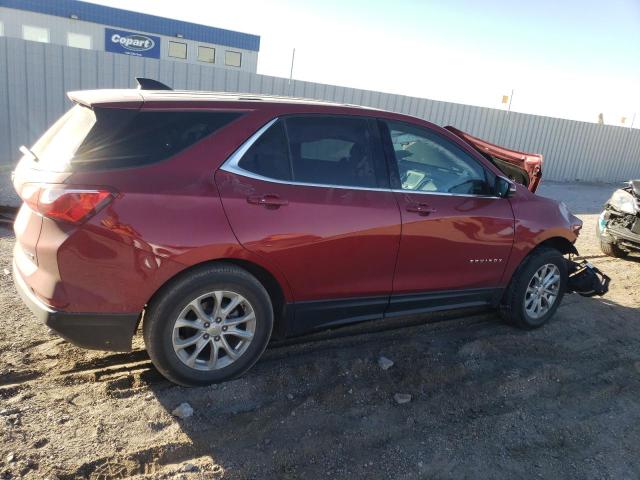 2GNAXSEV7J6335370 - 2018 CHEVROLET EQUINOX LT RED photo 3