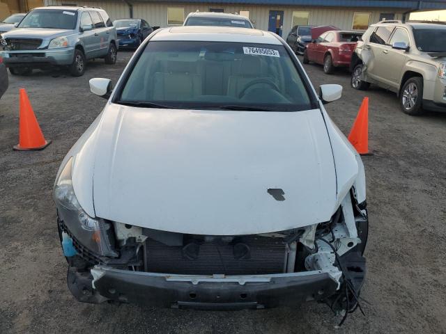 1HGCP2F83BA011896 - 2011 HONDA ACCORD EXL WHITE photo 5