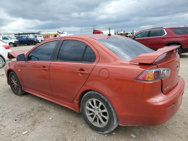 JA32U2FU1AU026487 - 2010 MITSUBISHI LANCER ES/ES SPORT ORANGE photo 2