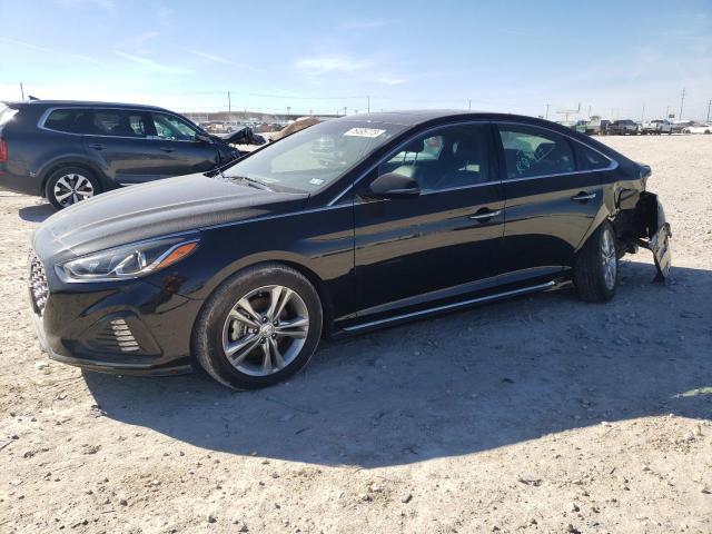 5NPE34AF7JH706300 - 2018 HYUNDAI SONATA SPORT BLACK photo 1