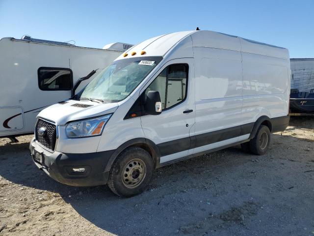 1FTRU8UGXMKA34913 - 2021 FORD TRANSIT T-350 HD WHITE photo 1