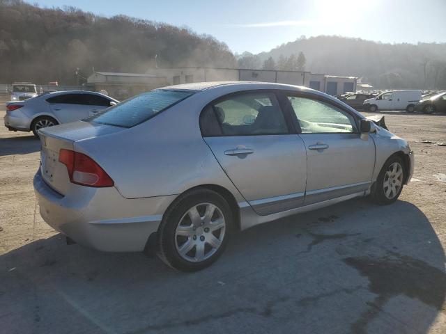 1HGFA16586L094153 - 2006 HONDA CIVIC LX SILVER photo 3