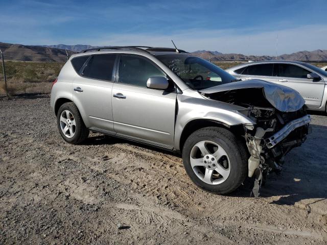 JN8AZ08T44W213808 - 2004 NISSAN MURANO SL SILVER photo 4