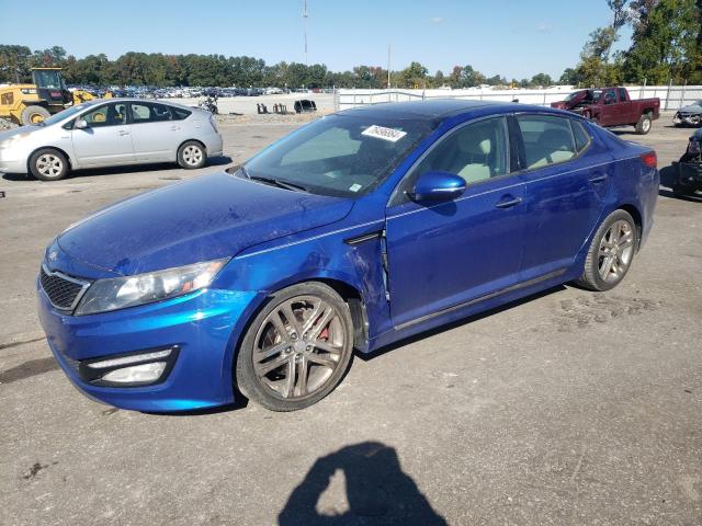 5XXGR4A65DG137003 - 2013 KIA OPTIMA SX BLUE photo 1