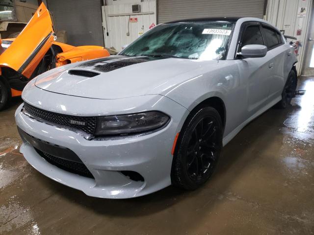 2C3CDXCTXLH216622 - 2020 DODGE CHARGER R/T GRAY photo 1