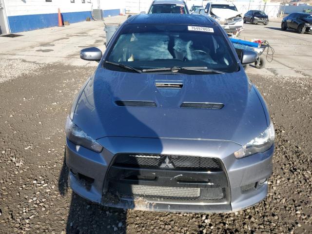 JA32W7FV2FU027851 - 2015 MITSUBISHI LANCER EVOLUTION GRAY photo 5