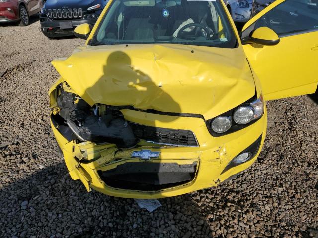 1G1JC6SH3G4118816 - 2016 CHEVROLET SONIC LT YELLOW photo 11