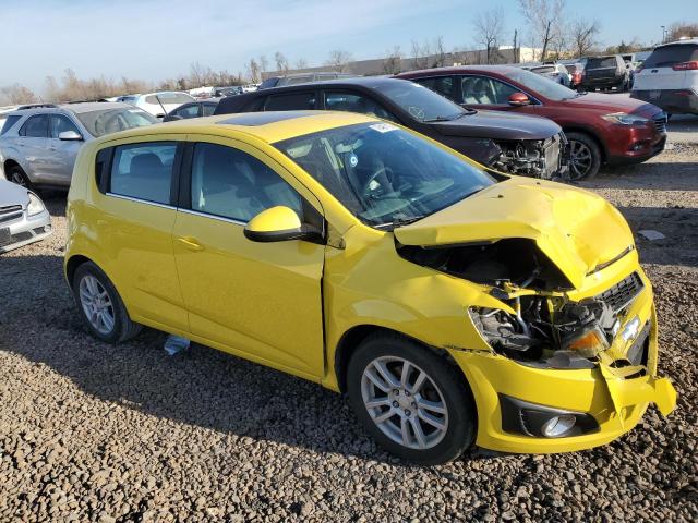 1G1JC6SH3G4118816 - 2016 CHEVROLET SONIC LT YELLOW photo 4