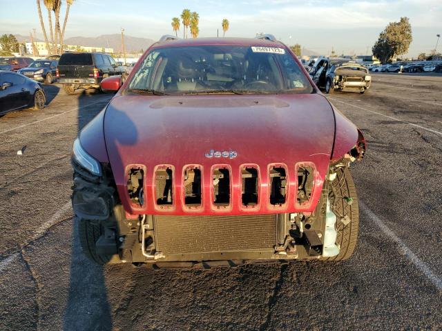 1C4PJMDSXEW315603 - 2014 JEEP CHEROKEE LIMITED BURGUNDY photo 5