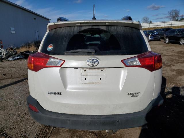 2T3DFREV0EW148208 - 2014 TOYOTA RAV4 LIMITED WHITE photo 6