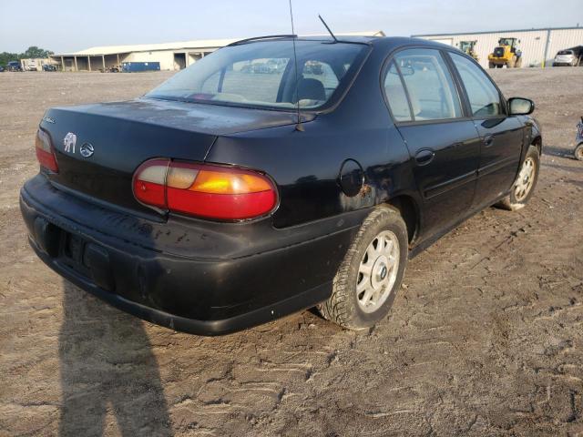 1G1ND52M0WY148207 - 1998 CHEVROLET MALIBU BLACK photo 4