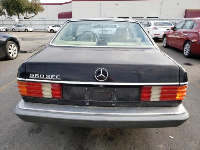 WDBCA45D8JA404512 - 1988 MERCEDES-BENZ 560 SEC BLACK photo 6