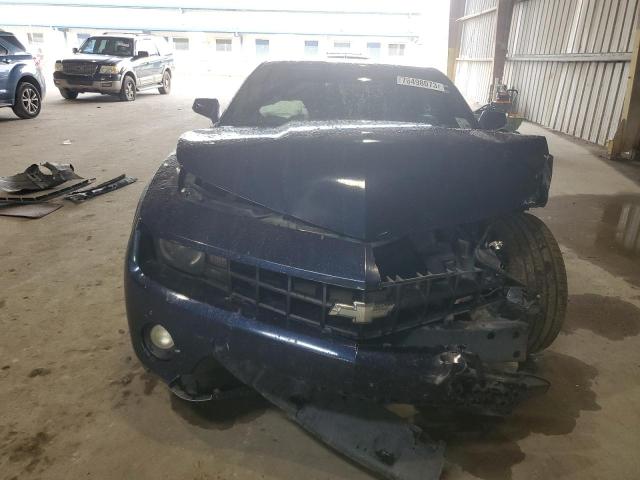 2G1FC1EV7A9216276 - 2010 CHEVROLET CAMARO LT BLUE photo 5