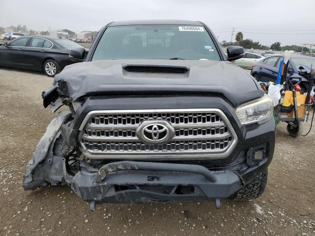 5TFBZ5DN5GX001521 - 2016 TOYOTA TACOMA DOUBLE CAB BLACK photo 5