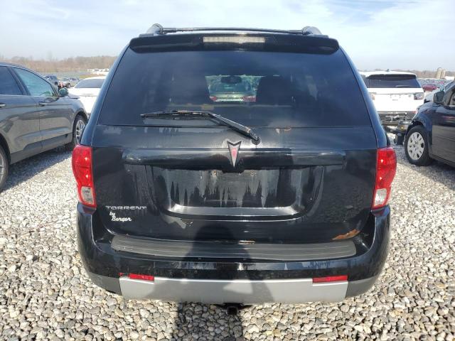 2CKDL63F666091280 - 2006 PONTIAC TORRENT BLACK photo 6