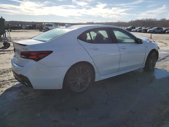 19UUB2F6XJA008669 - 2018 ACURA TLX TECH+A WHITE photo 3