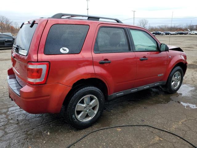 1FMCU03188KE02222 - 2008 FORD ESCAPE XLT RED photo 3