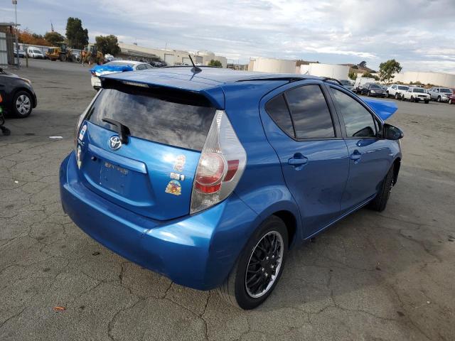 JTDKDTB37D1530469 - 2013 TOYOTA PRIUS C BLUE photo 3