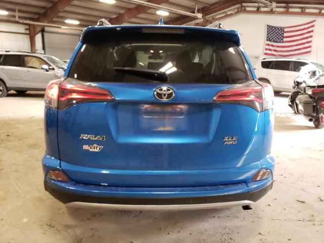 JTMRFREV1JJ256416 - 2018 TOYOTA RAV4 ADVENTURE BLUE photo 6